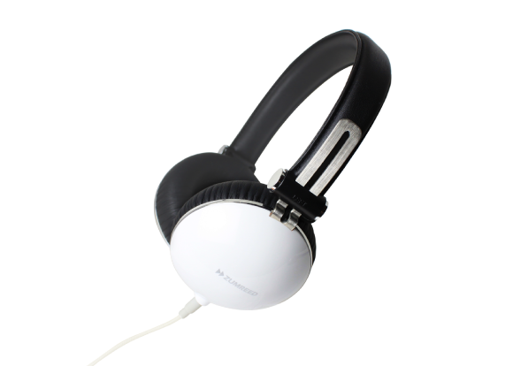 ZUMREED ZHP-1000 Portable Stereo Headphones White