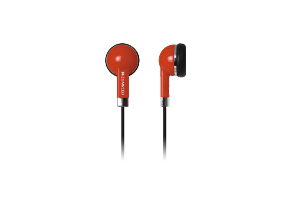 ZUMREED ZHP-019 Inner Ear Type Earphones Red