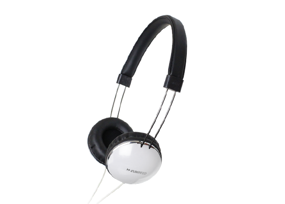 ZUMREED ZHP-300 Portable Stereo Headphones White