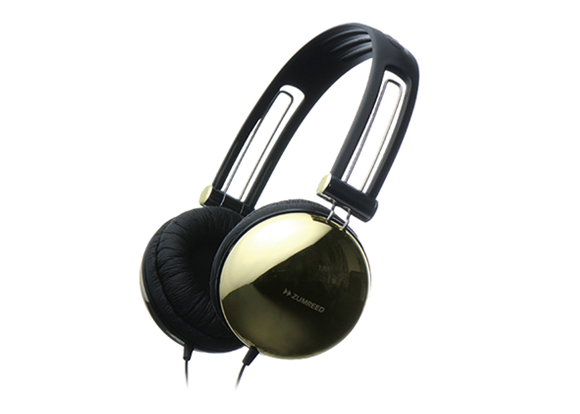 ZUMREED ZHP-400 Portable Stereo Headphones Gold